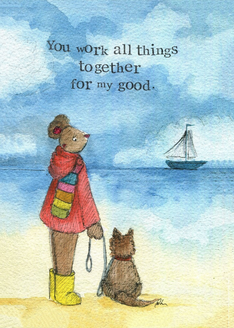 Encouragement Print All Things for Good Single Print - Re-vived