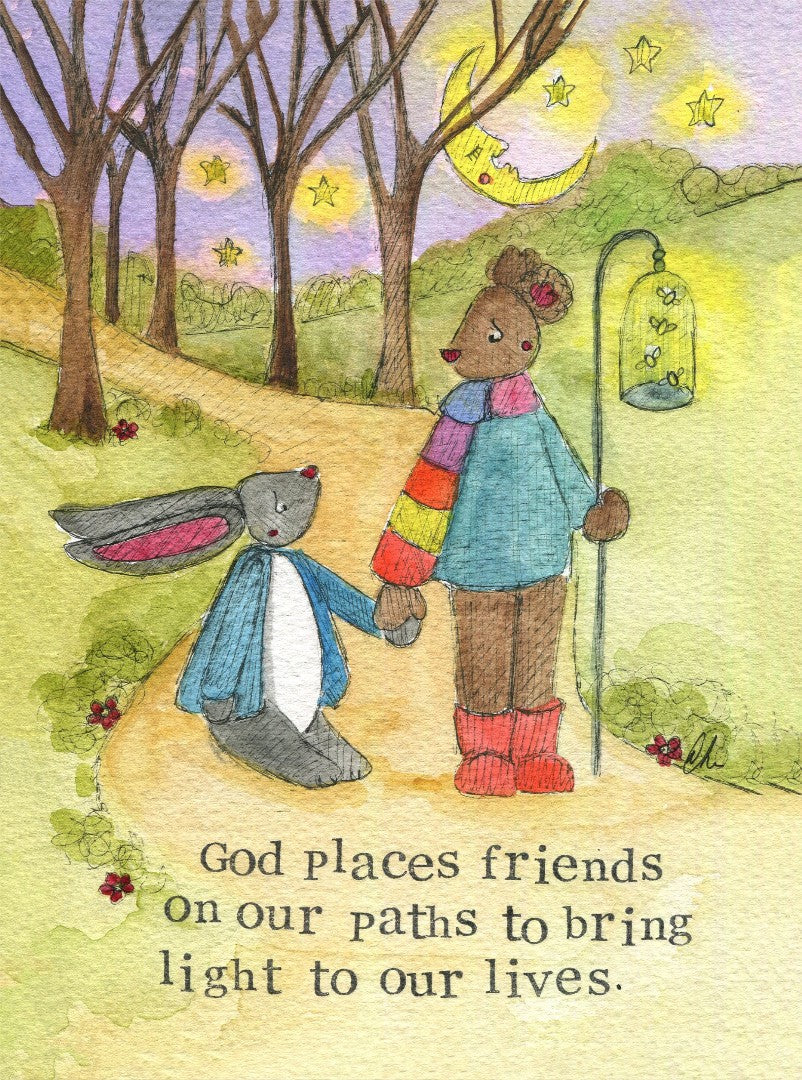 Friendship Print a Light to our Lives Single Print - Re-vived
