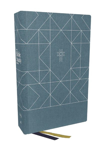 NKJV The Bible Study Bible, Blue Cloth Bound - Re-vived