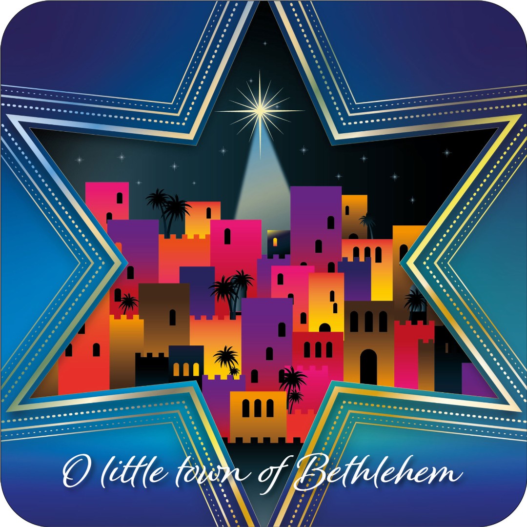 Star Of Bethlehem Christmas Coaster - Re-vived