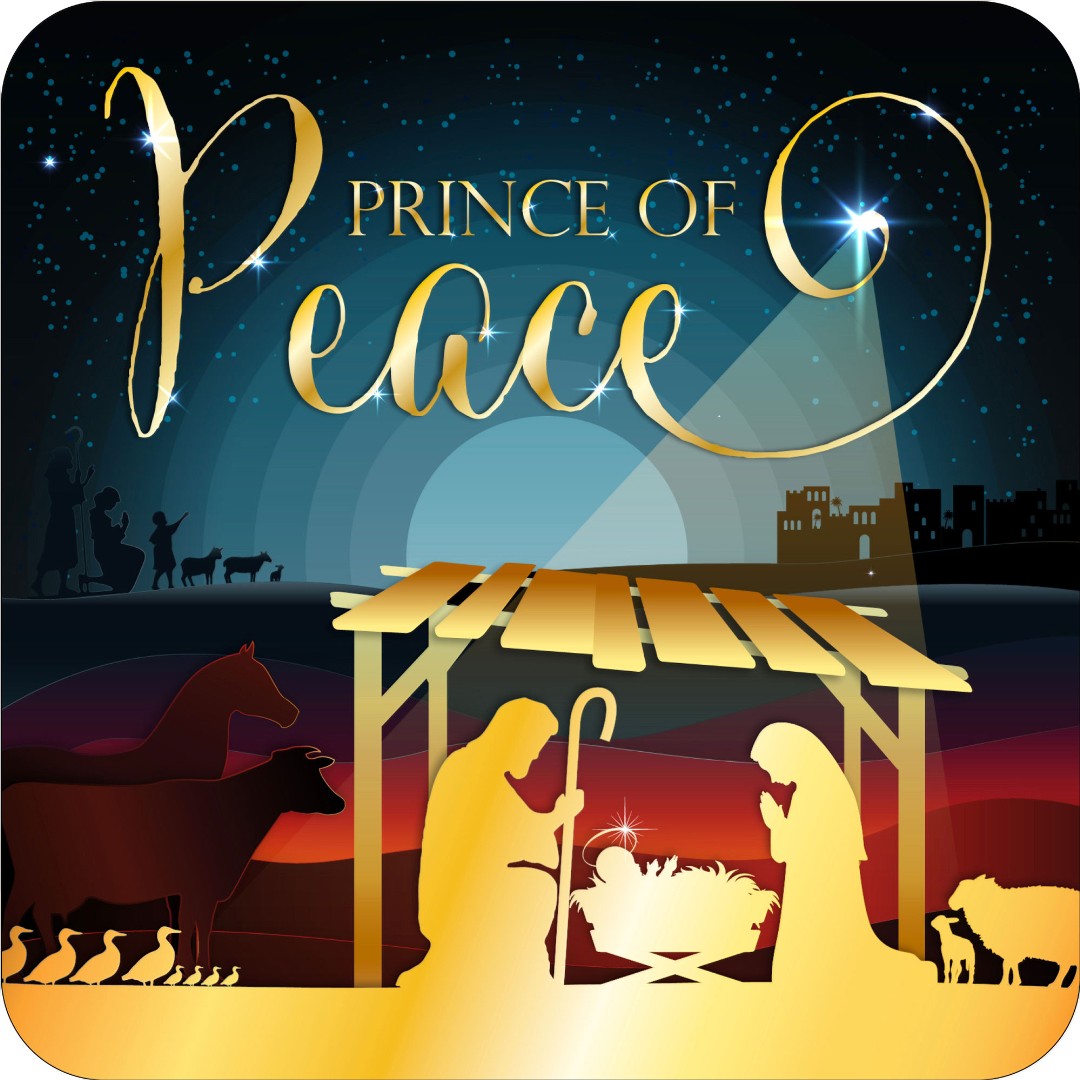Prince Of Peace Christmas Coaster - Re-vived