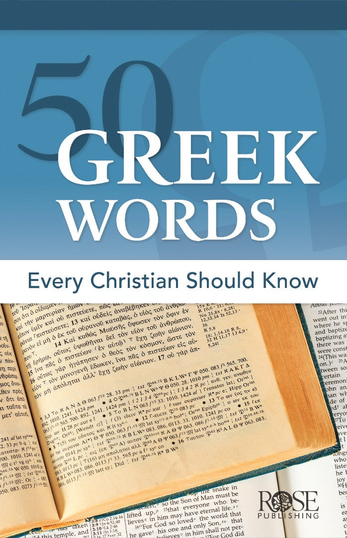 50 Greek Words Every Christian Should Know - Single Pamphlet - Re-vived