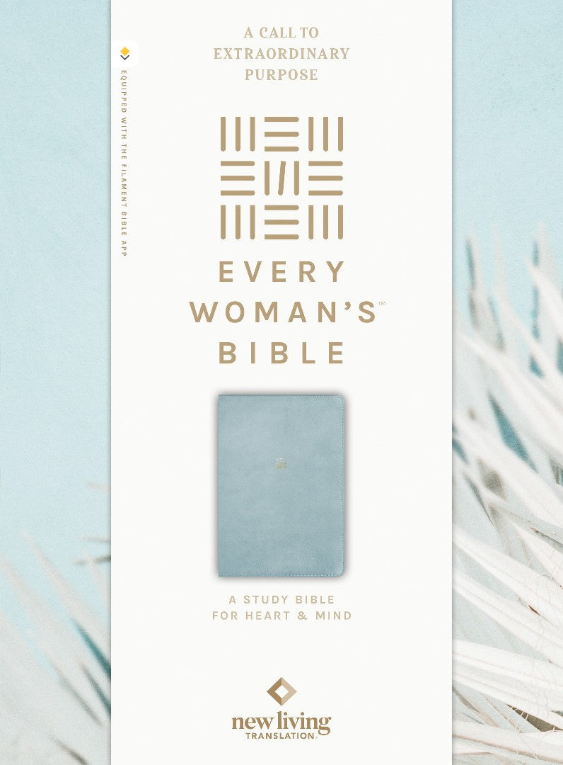 NLT Every Woman’s Bible, Filament Edition, Blue - Re-vived