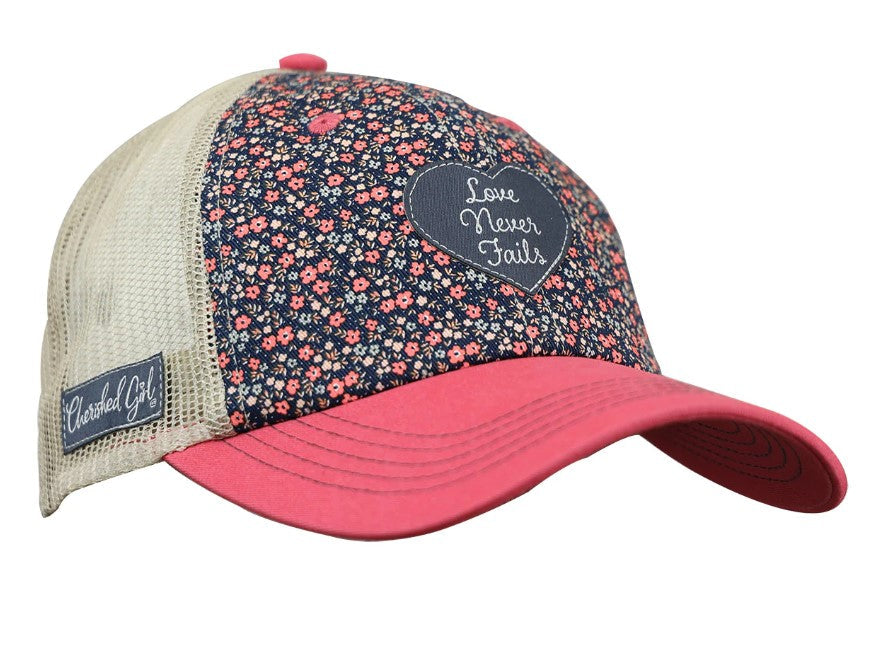 Cherished Girl Love Never Fails Women's Cap - Re-vived