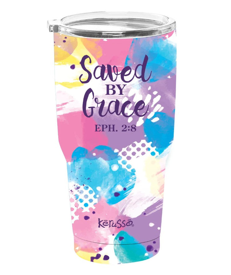 Saved by Grace Stainless Steel Tumbler - Re-vived
