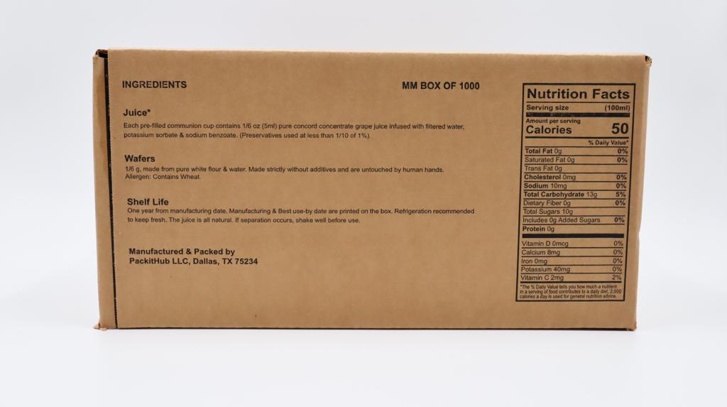 The Miracle Meal Pre-filled Communion Box of 1000 - Re-vived