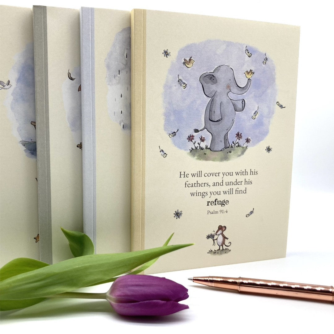 Refuge Elephant A5 Notebook - Re-vived