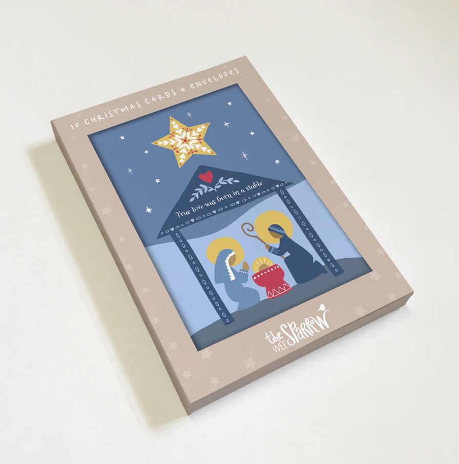 True Love (2023) Christmas Cards - 10 Pack - Bio Cello Pack - Re-vived