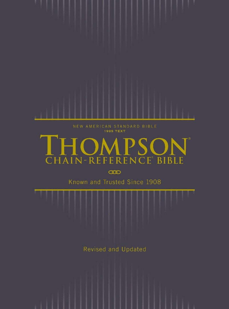 NASB, Thompson Chain-Reference Bible, Hardcover, 1995 Text - Re-vived
