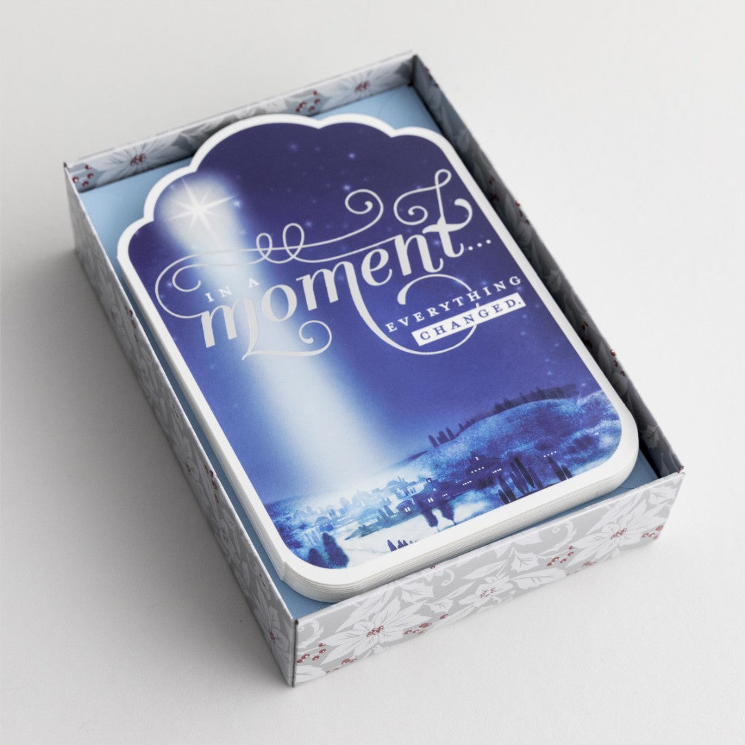 Christmas Boxed Cards: In A Moment (Pack Of 18) - Re-vived