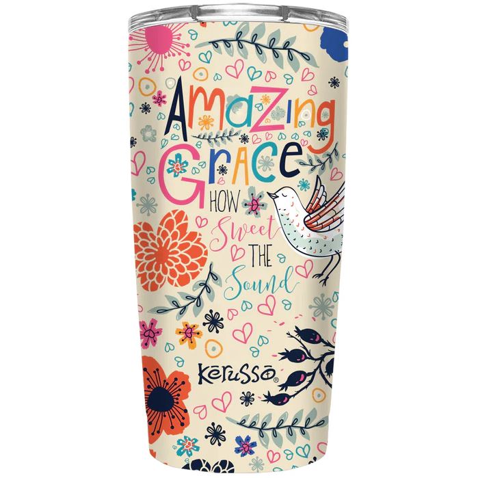 Amazing Grace 20 Oz Stainless Steel Tumbler - Re-vived