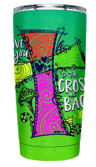 Cross Love Steel Tumbler - Re-vived