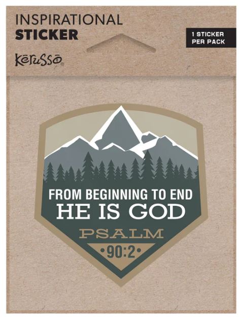 He Is God Sticker - Re-vived