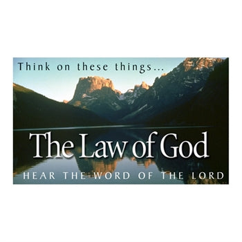 Scripture Leaflet Tracts - The Law Of God - Re-vived