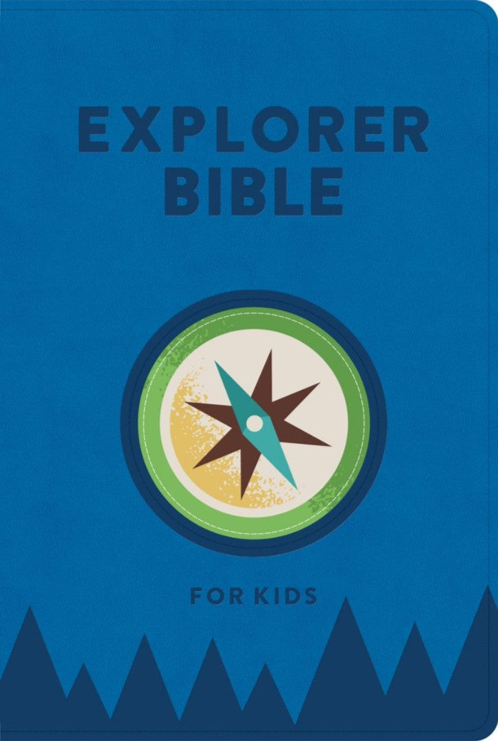 KJV Explorer Bible For Kids, Royal Blue, Leathertouch - Re-vived