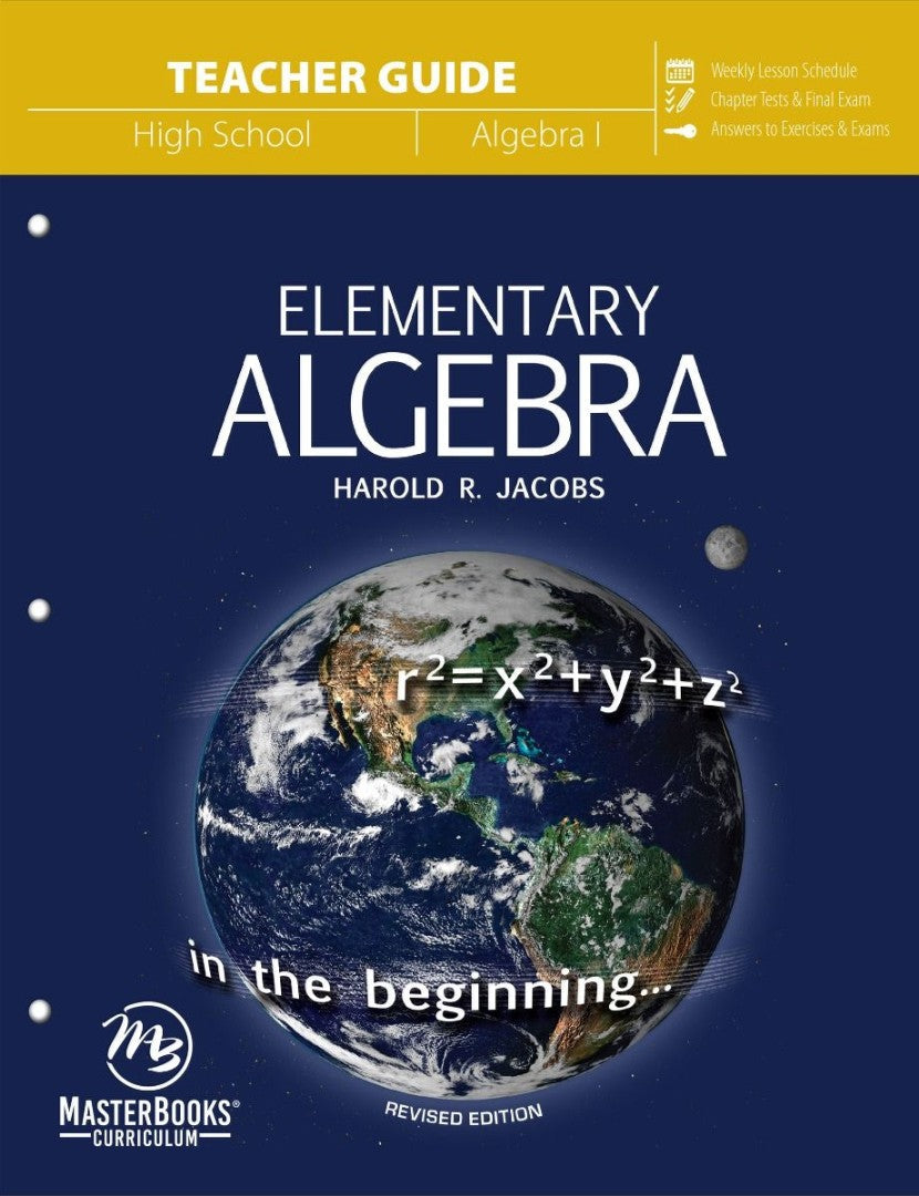 Elementary Algebra (Teacher Guide) 2023 Revised Edition - Re-vived