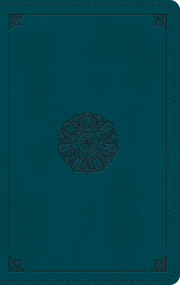 ESV Large Print Personal Size Bible (Trutone, Deep Teal) - Re-vived