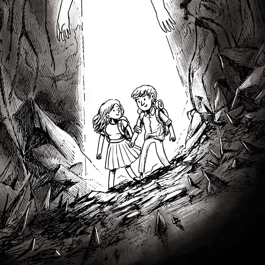 Walk in the Light A4 Christian Art Print - Re-vived