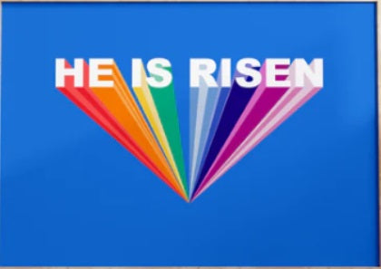 He Is Risen A4 Print - Re-vived