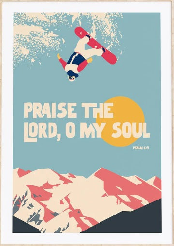 Praise The Lord, O My Soul - Psalm 103 - A3 Print - Re-vived