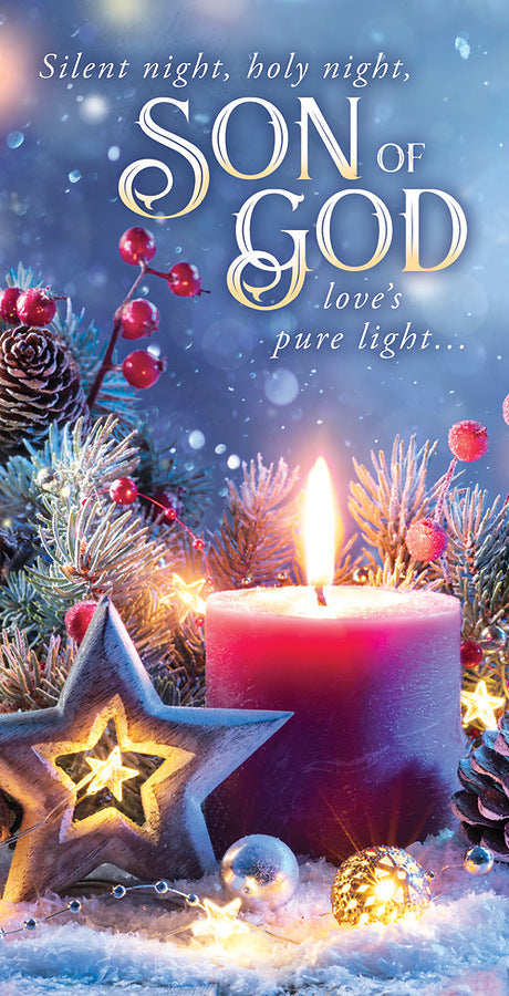 Silent Night Holy Night Offering Env - (Pack Of 100) - Re-vived