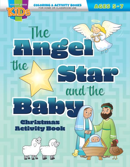 The Angel Star, And The Baby Coloring Book - Re-vived