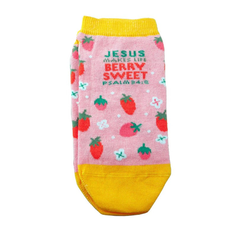 Berry Sweet Ankle Socks - Re-vived