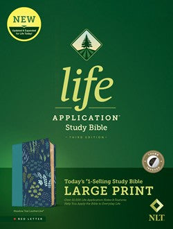 NLT Life Application Study Bible, Third Edition, Large Print - Re-vived