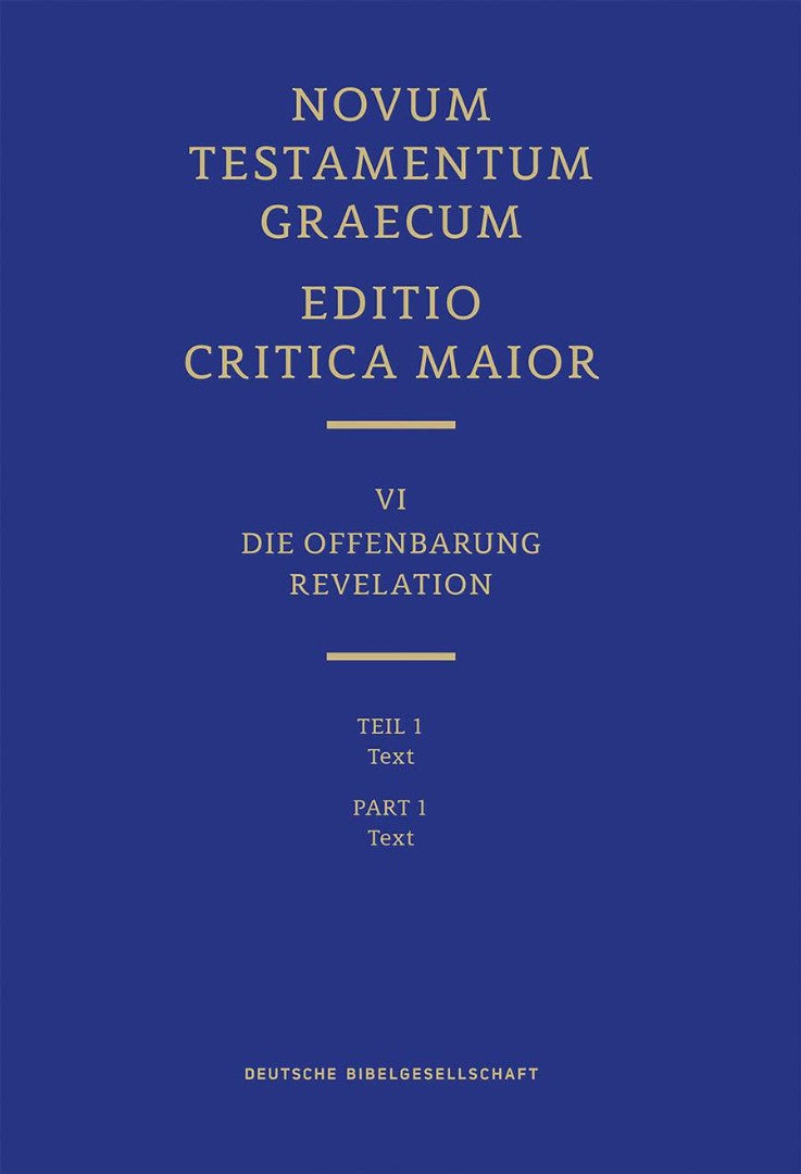 Novum Testamentum Graecum, Editio Critica Maior VI/1 - Re-vived