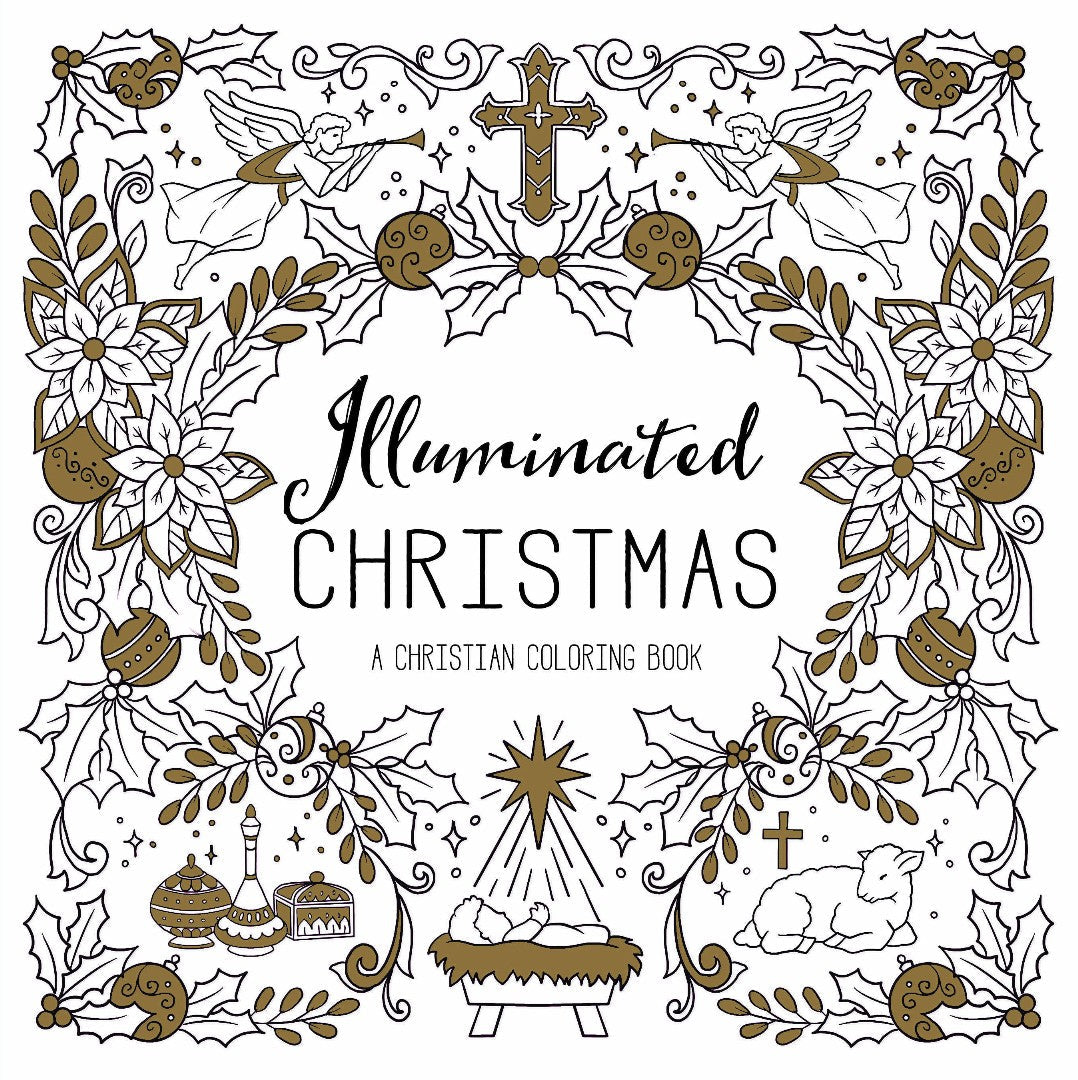 Illuminated Christmas: A Christian Coloring Book - Re-vived