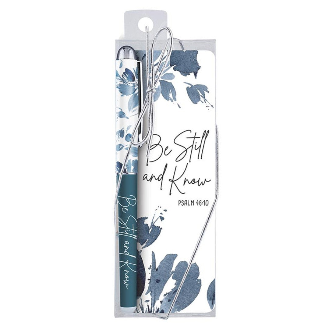 Be Still & Know Gift Pen with Bookmark - Re-vived