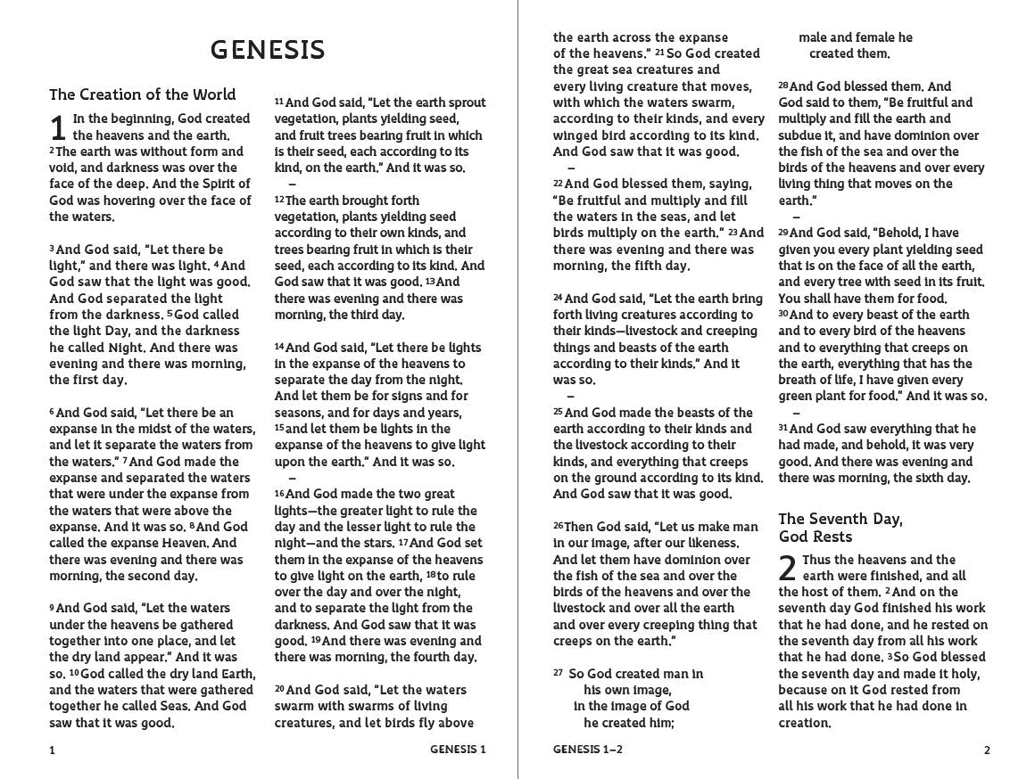 ESV Holy Bible: Dyslexia-Friendly Edition - Re-vived