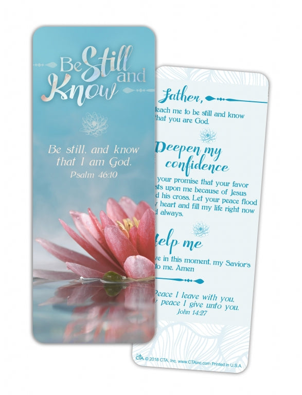 Be Still and Know Jumbo Bookmark - Re-vived