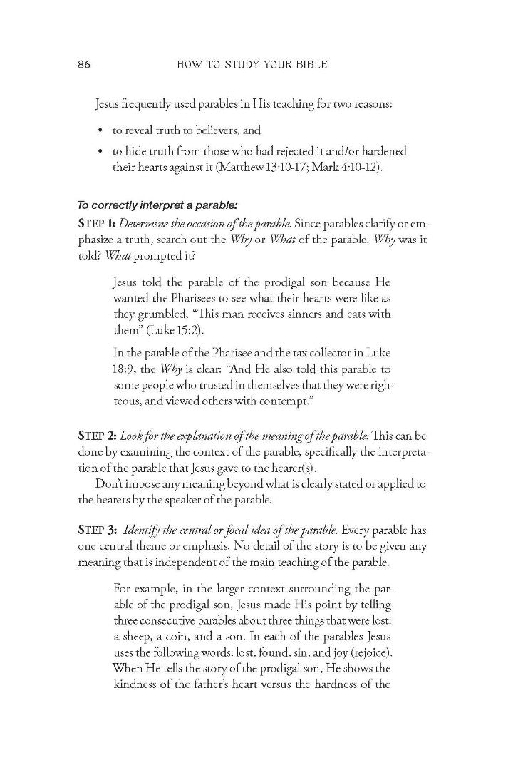 How to Study Your Bible - Re-vived