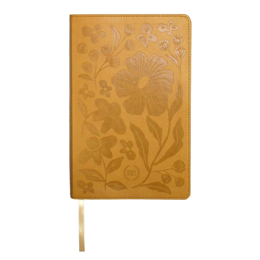LSB 2 Column Verse-By-Verse Paste-Down Mustard Faux Leather - Re-vived