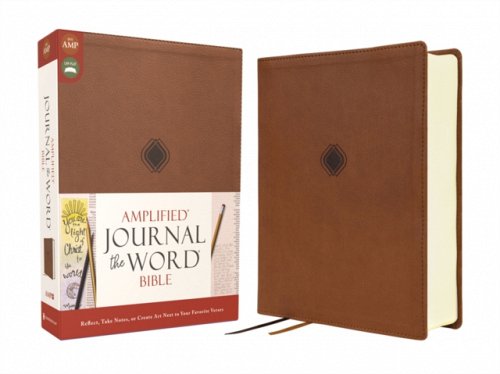 Amplified Journal The Word Bible, Brown - Re-vived
