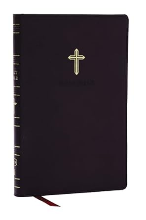 KJV Holy Bible, Ultra Thinline, Black Leathersoft - Re-vived
