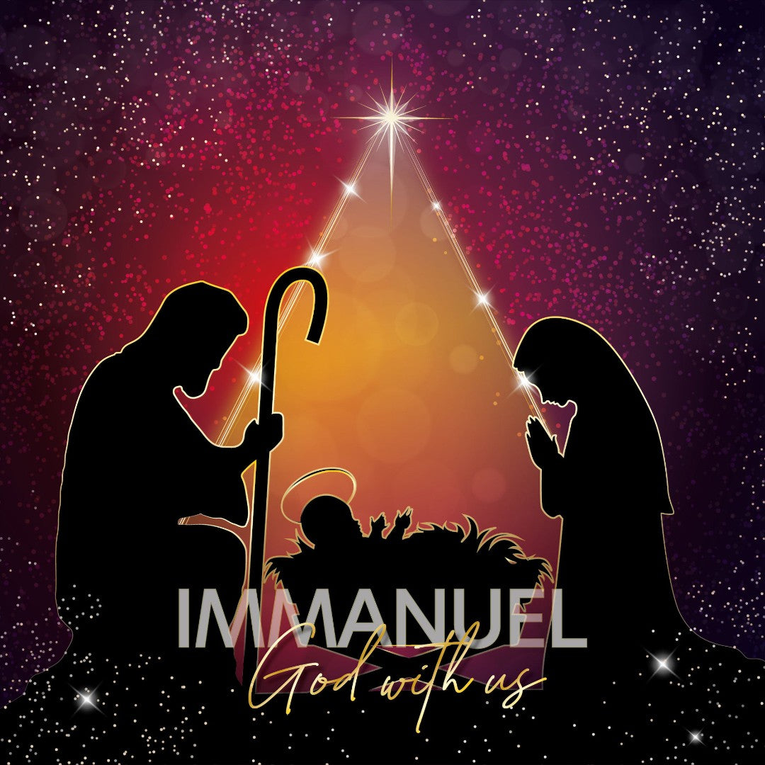 Immanuel God With Us Christmas Cards - Pack Of 10 - Re-vived