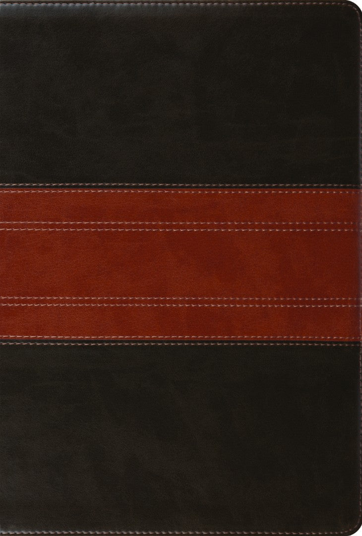 ESV Men's Study Bible, Forest/Tan, Trail Design - Re-vived