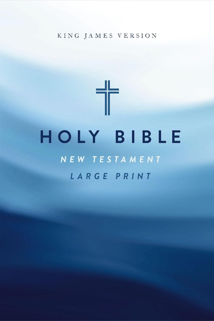KJV Large Print Outreach New Testament Bible, Cross - Re-vived