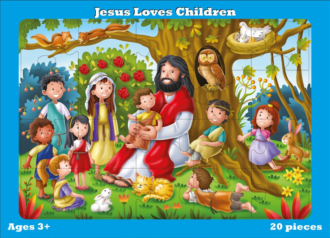 Jesus Loves Children Jigsaw Puzzle - Re-vived