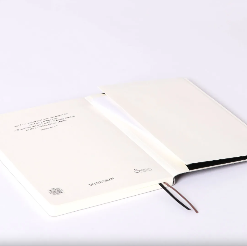 Wineskin Journal Grey Softcover - Re-vived