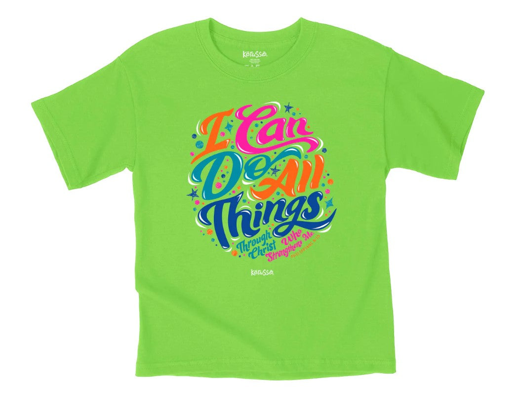 I Can Do All Things Kids T-Shirt, 4T - Re-vived