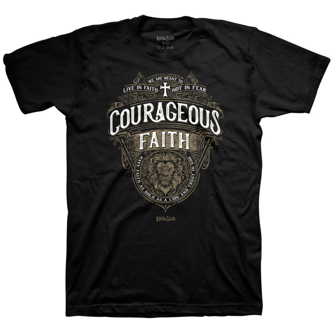 Courageous Faith T-Shirt 2XL - Re-vived