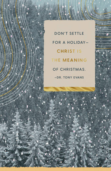 Christmas Boxed Cards: Tony Evans Christmas Is... (18 Pack) - Re-vived