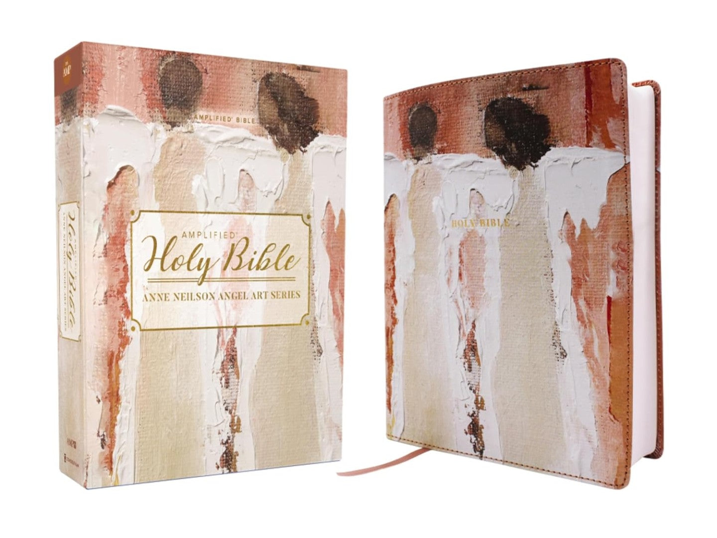 Amplified Holy Bible, Anne Neilson Angel Art Series, Blush - Re-vived