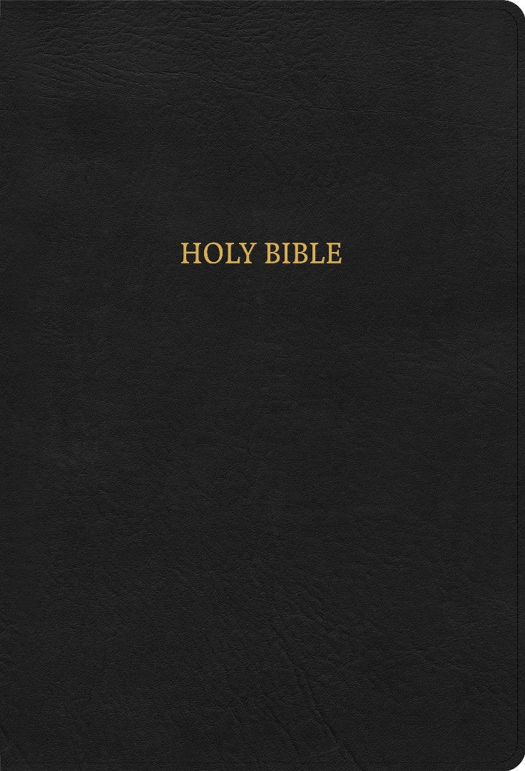 NASB Super Giant Print Reference Bible, Black, Indexed - Re-vived