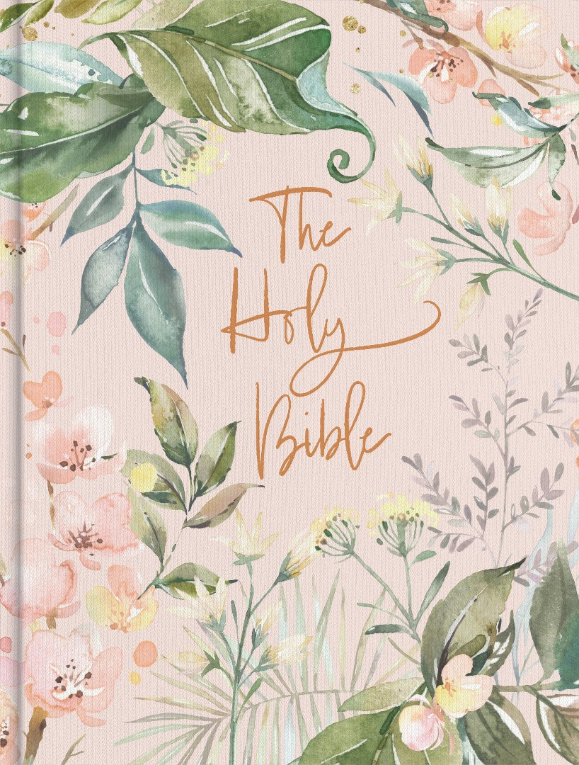 CSB Notetaking Bible, Large Print, Floral - Re-vived