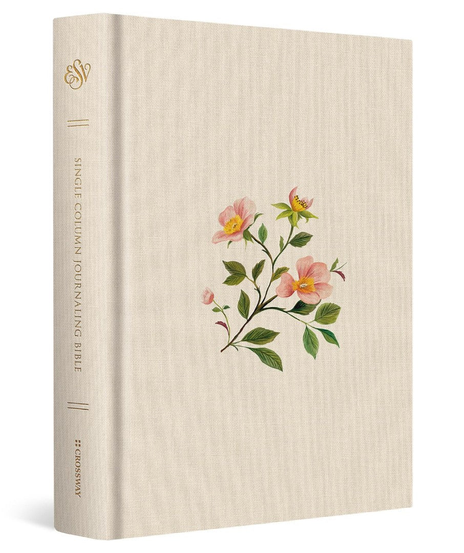 ESV Single Column Journaling Bible, Rosehip - Re-vived