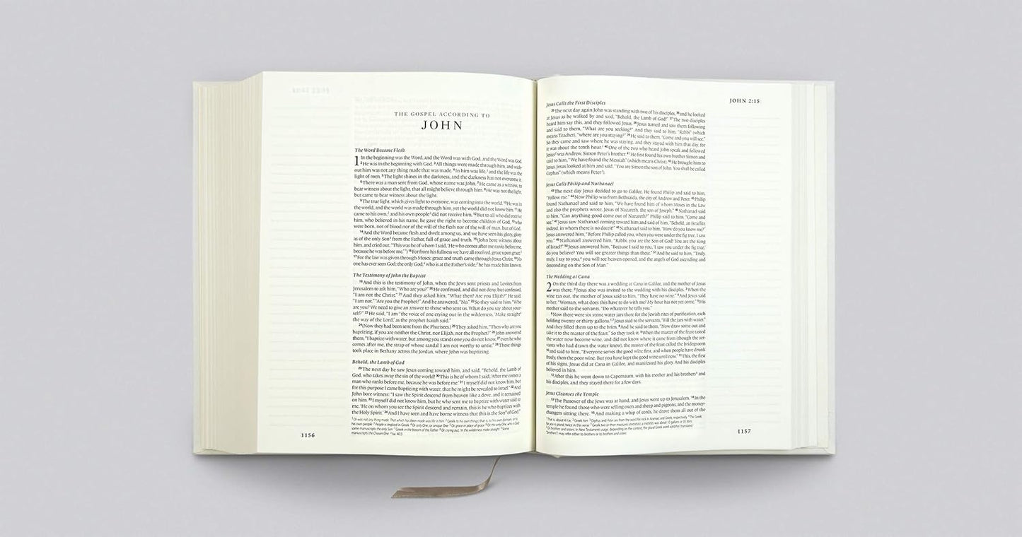 ESV Single Column Journaling Bible, Customizable Cover - Re-vived